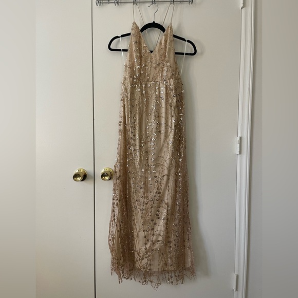 NEW Southern Fried Chics Sequin and Glitter Maxi Dress - Picture 4 of 13